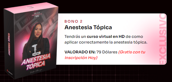 curso de anestesia topica pestañas y cejas